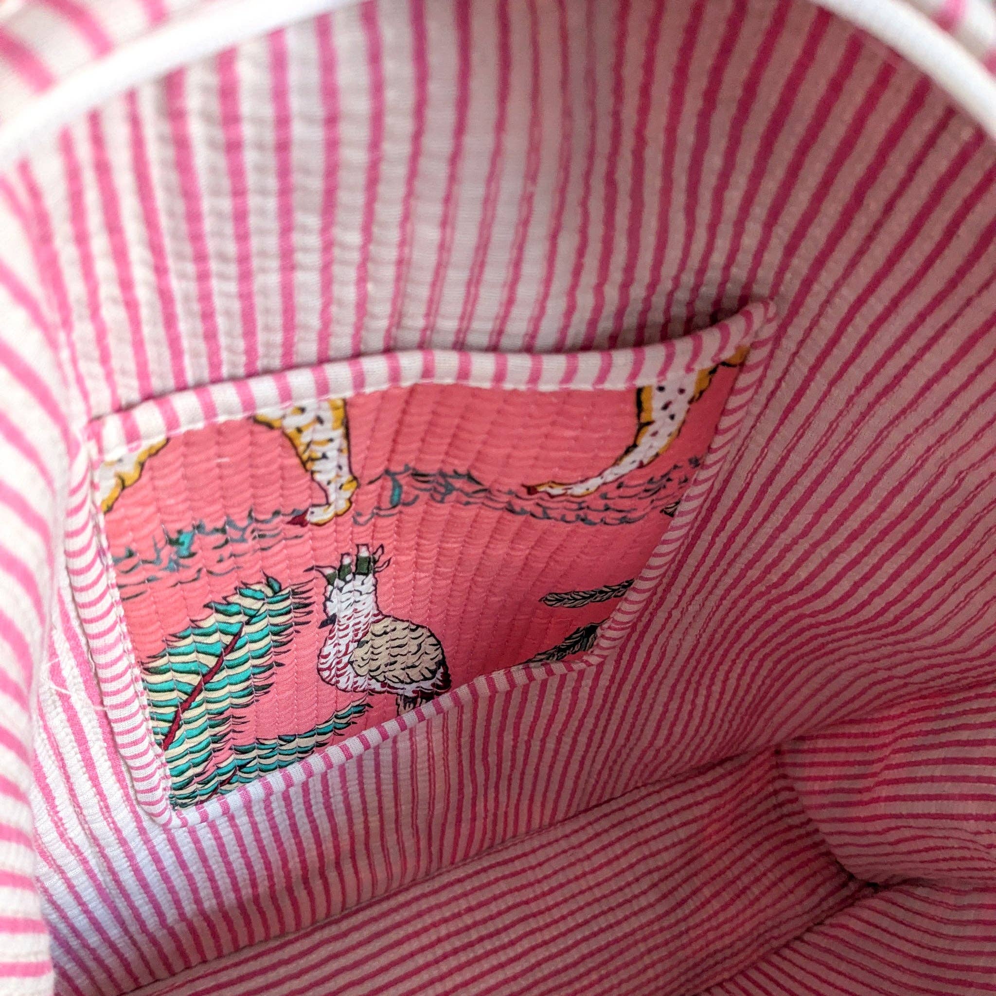 Shakti.ism - Wholesale Tote Bag - Women's - Quilted Market Tote Bags: Colourful Screen Printed Kantha Tote Bags, Ethically Handmade in India10