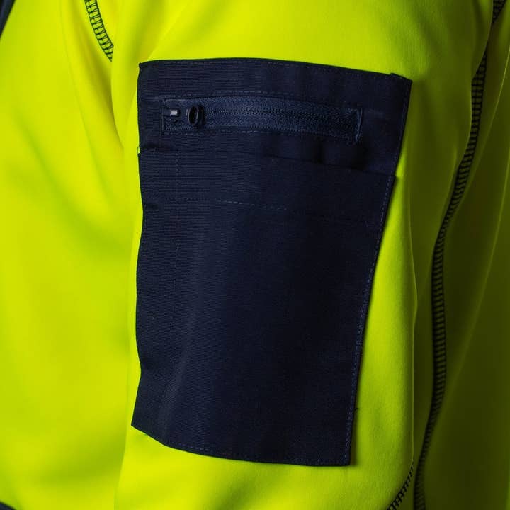 BAD WORKWEAR - Wholesale Hoodie - Men's - BAD WATERPROOF RAIN-DEFEND™ HI-VIS FLEECE HOODIE18