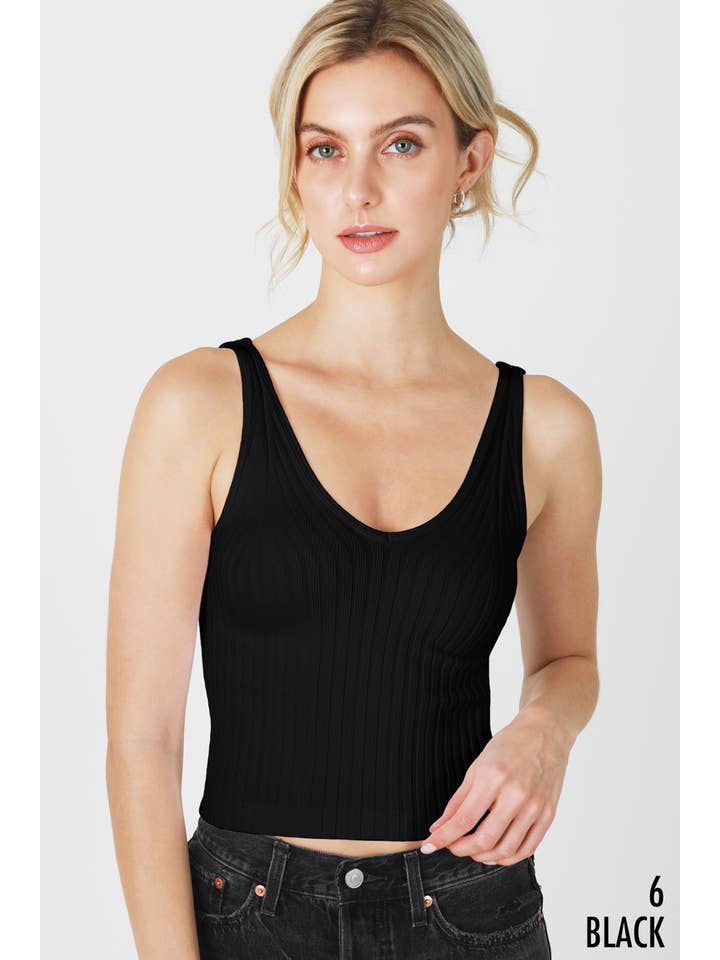 NIKIBIKI - Wholesale Tank Top - Women's - NS8215 - Wide Ribbed Tank Top