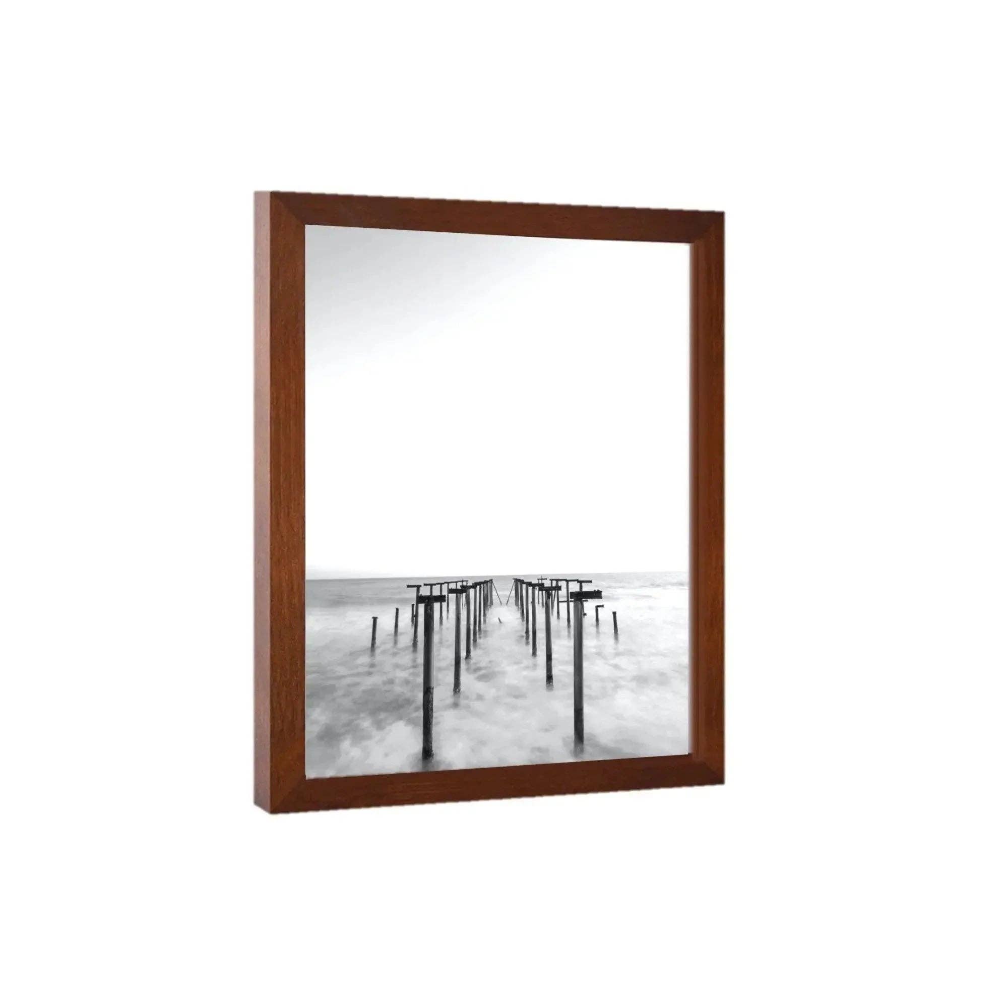 Modern Memory Design Picture Frames – Engroshandel Billedramme – Moderne 10x10 hvid billedramme med glas - træfotoramme4