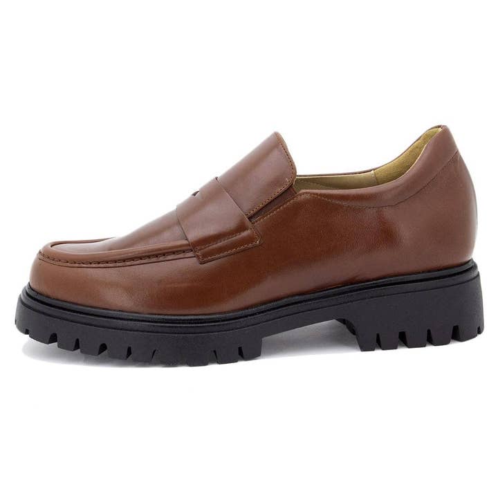 Mocassin Cuir Café 245629 pour la vente par PieSanto