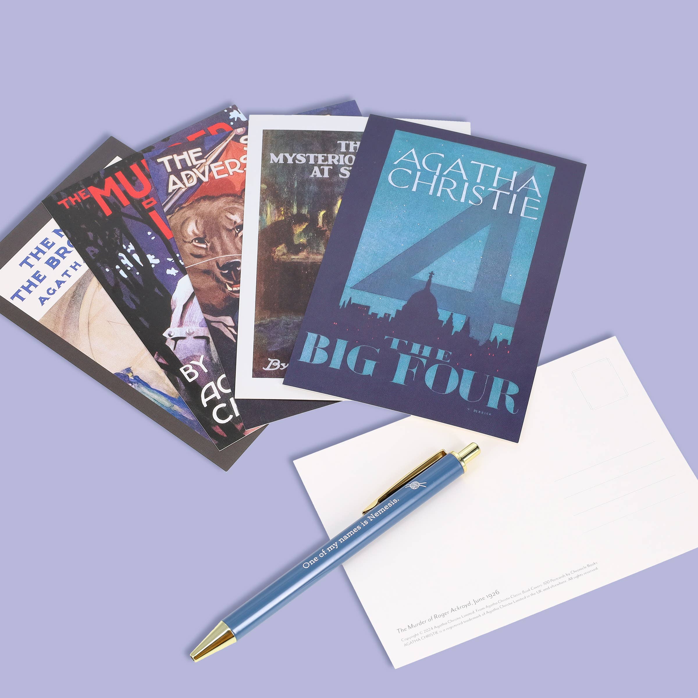 Chronicle Books - Wholesale Postcard Set - Agatha Christie Classic Book Covers: 100 Postcards4