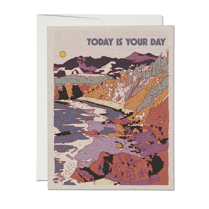 Today Is Yours birthday greeting card for wholesale by Red Cap Cards