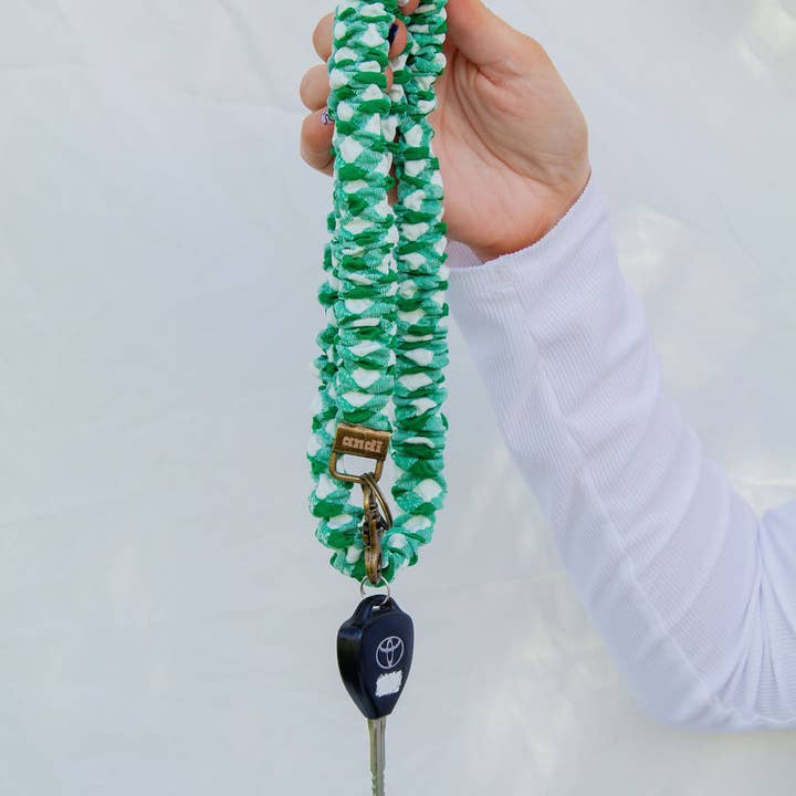 Shop Andi - Wholesale Lanyard - Women's - Kelly Green Checkered Lanyard1