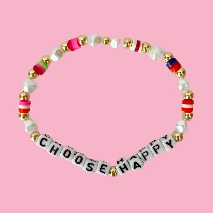Choose Happy Community Bracelet for wholesale by Vibe Alley