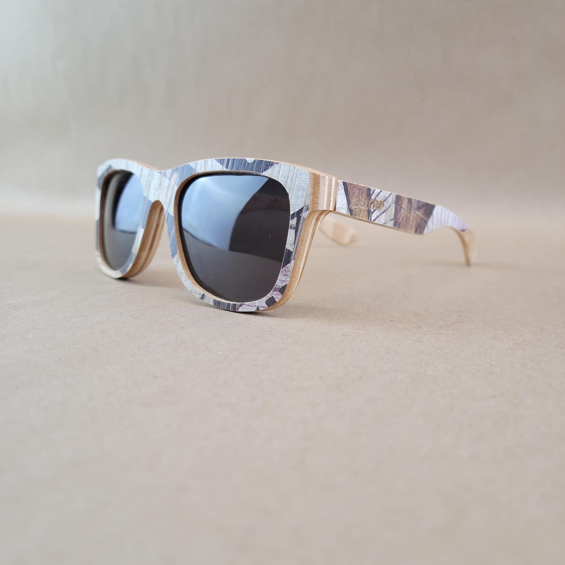 SKRP - Wholesale Sunglasses - Unisex - Recycled Skateboard Wayfarer Style Sunglasses5