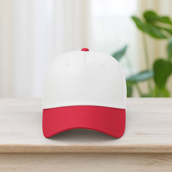 Hillside Threads Wholesale - Wholesale Baseball Cap - Women's - VINTAGE 3D Puff Cap- Embroidered Two Tone- Customize