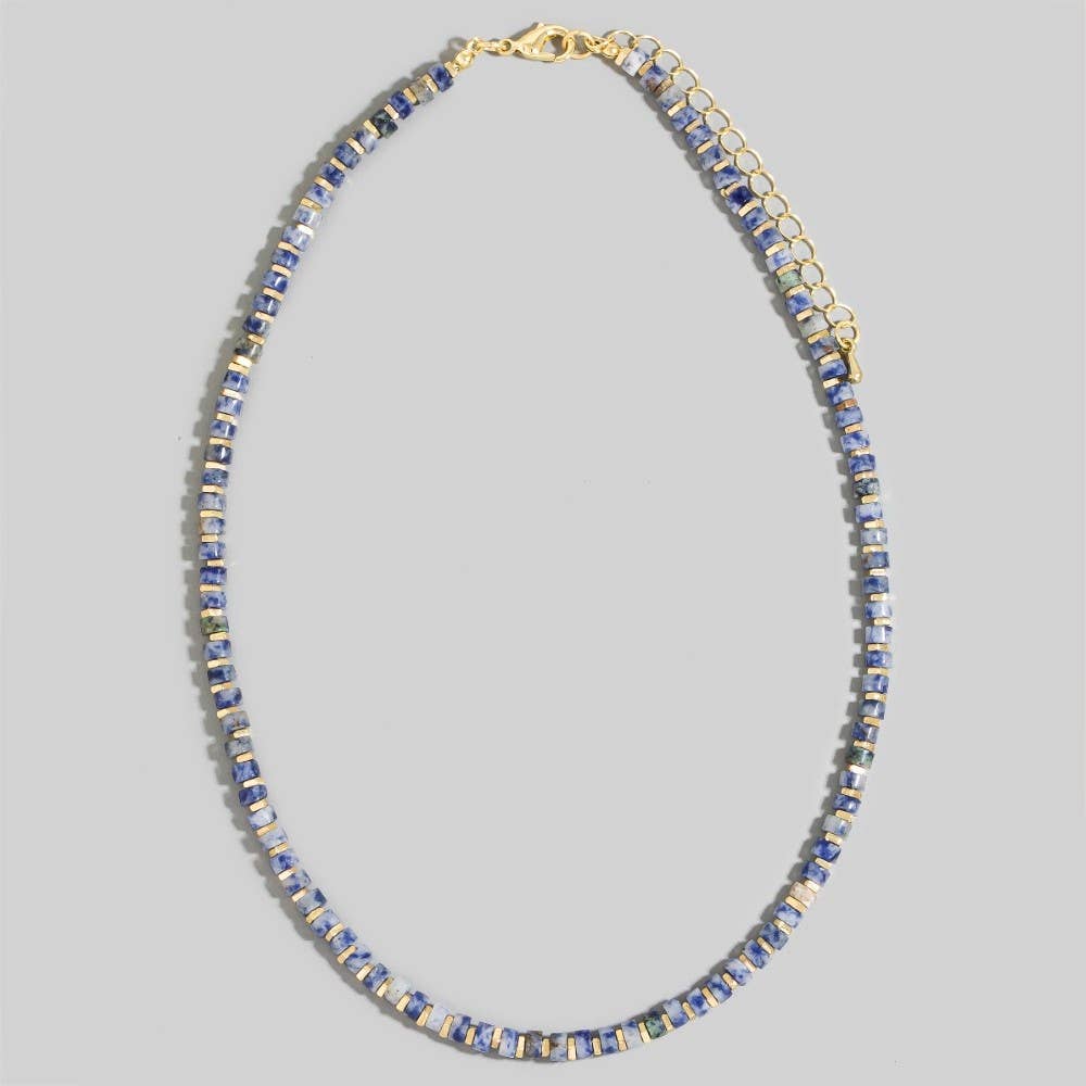 The Looks by Fame Accessories - Wholesale Pendant/Charm Necklace - Semi Precious Stone Beaded Necklace5