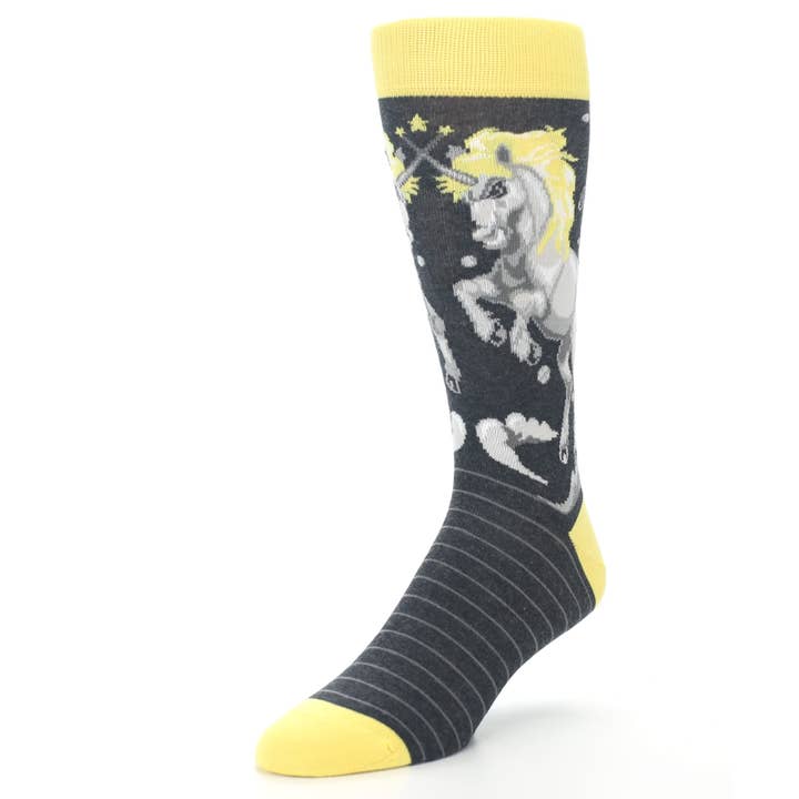 Statement Sockwear - Wholesale Socks - Men's - Unicorn Socks - Men's Novelty Dress Socks2