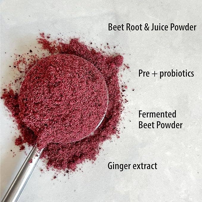 Organic Traditions - Wholesale Powdered Health Drink - Beet Latte with Fermented Beet and Probiotics 5.3oz3