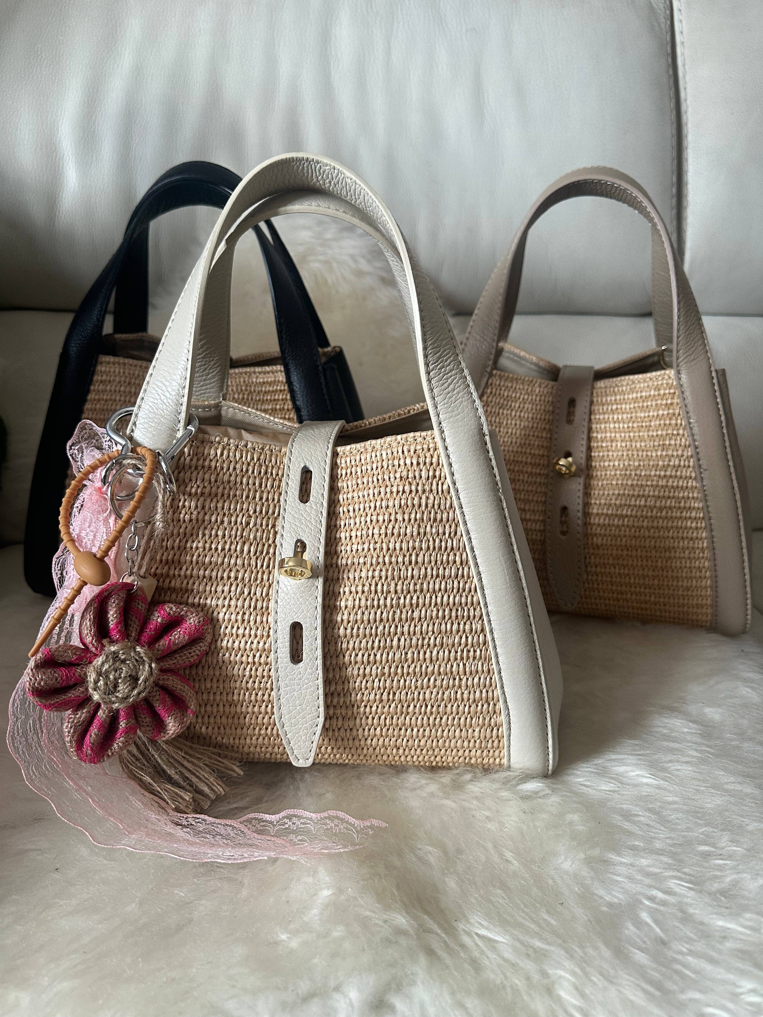 Zhade - Wholesale Top Handle Bag - Women's - ARUBA - raffia and leather11