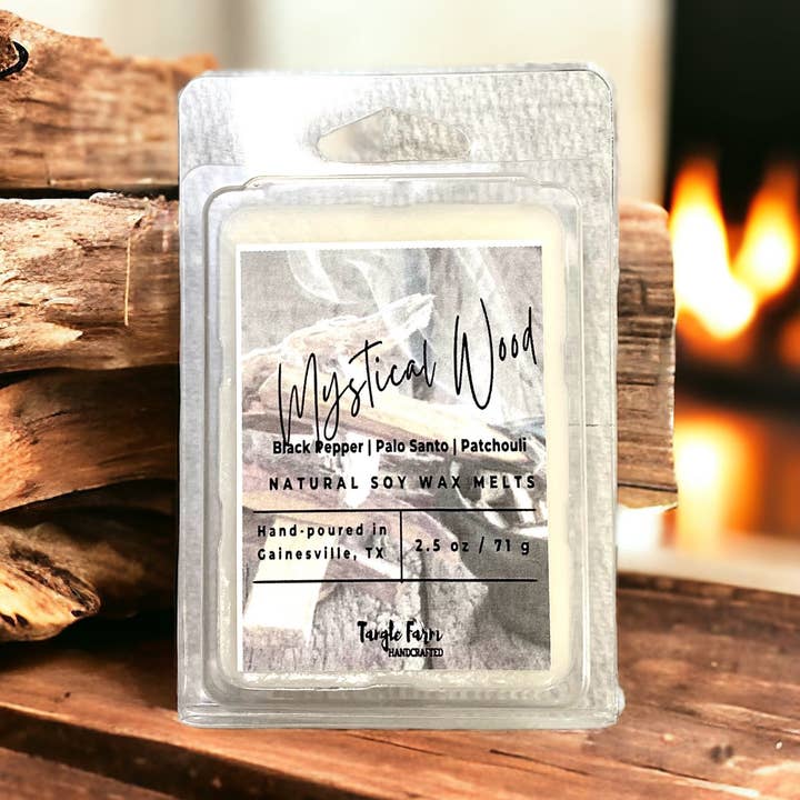 Mystical Wood Wax Melt for wholesale by Tangle Farm Handcrafted