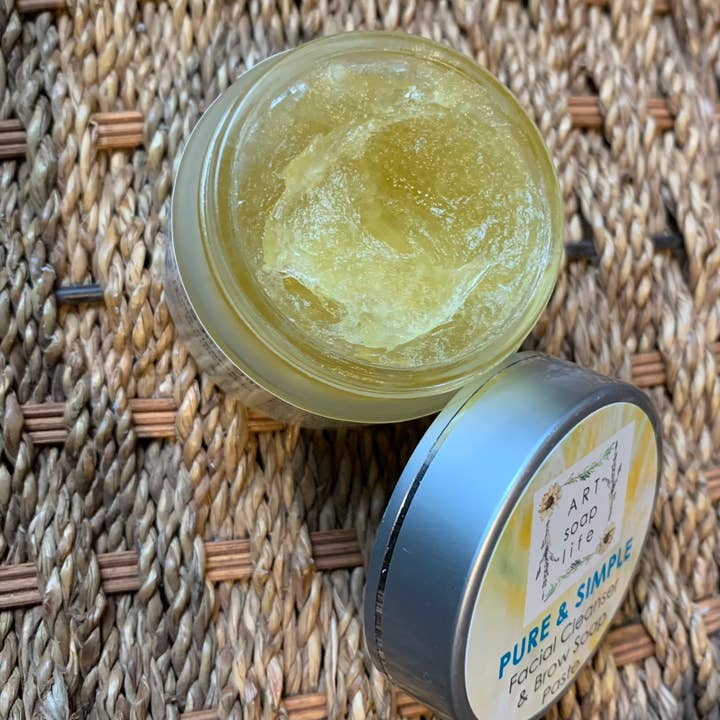 Art Soap Life - Vente Nettoyants pour le visage - Savon à sourcils, nettoyant pour le visage et démaquillant 60 g0
