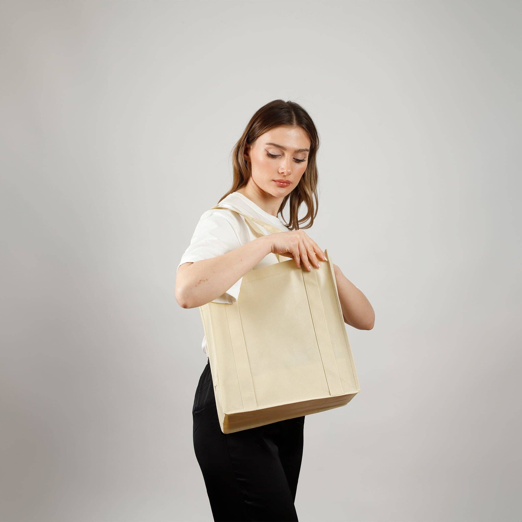 TBF - Wholesale Tote Bag - Unisex - TBF Grocery Non-Woven Tote - GN4523