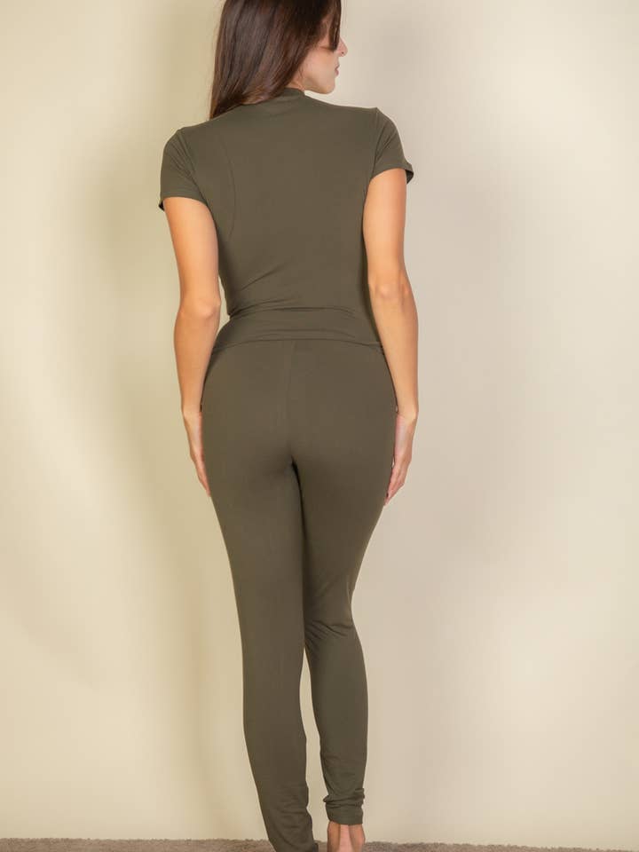 CAPELLA APPAREL - Wholesale Fashion Leggings - Women's - Basic Solid Leggings41