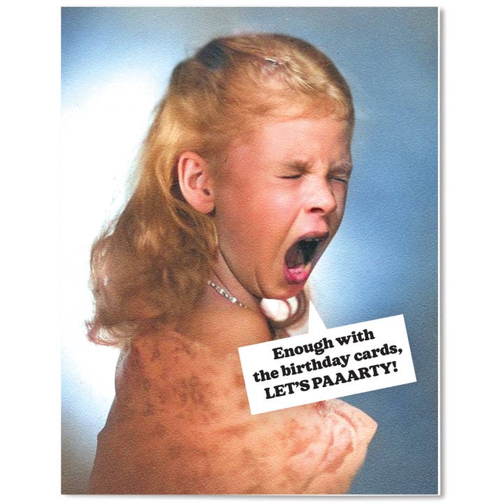 PAAARRRTYYY!!!! - Birthday Card for wholesale by The Raccoon Society