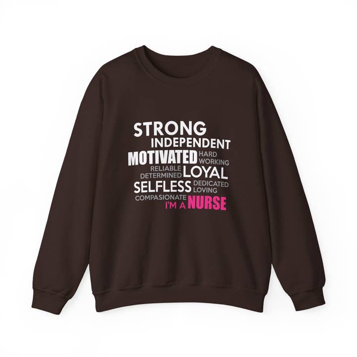 Sweatshirt unisexe fort, indépendant, motivé, altruiste pour la vente par RC'nSONS