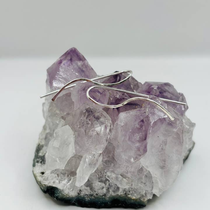 Rachel Renee Jewelry - Wholesale Dangle Earrings - FLORA Mini Tendril Threaders and Ear Climbers 6