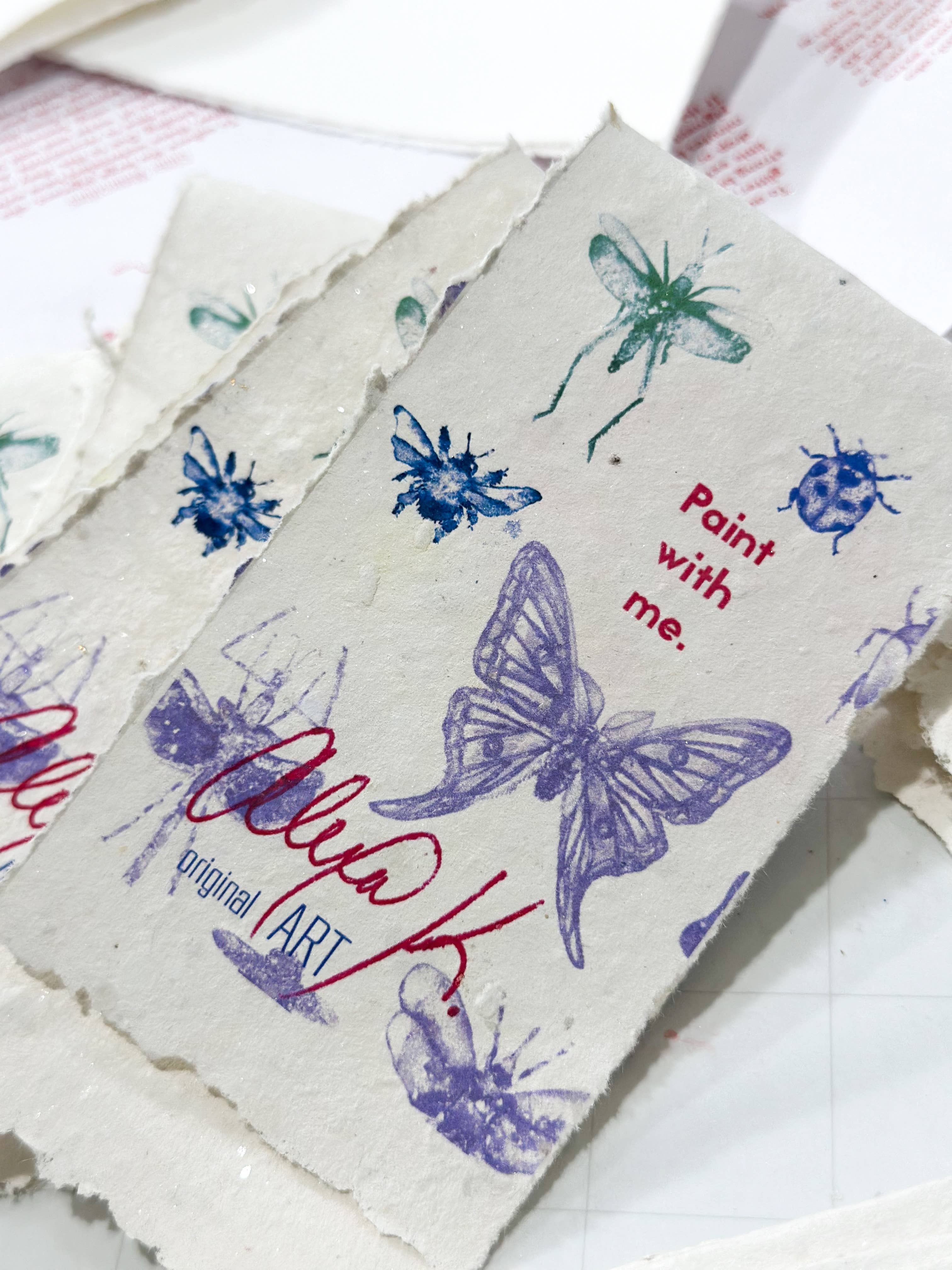 Alexa K - Wholesale Sketchbook/Sketchpad - Notebook of cotton watercolor paper with ACEO instructions0