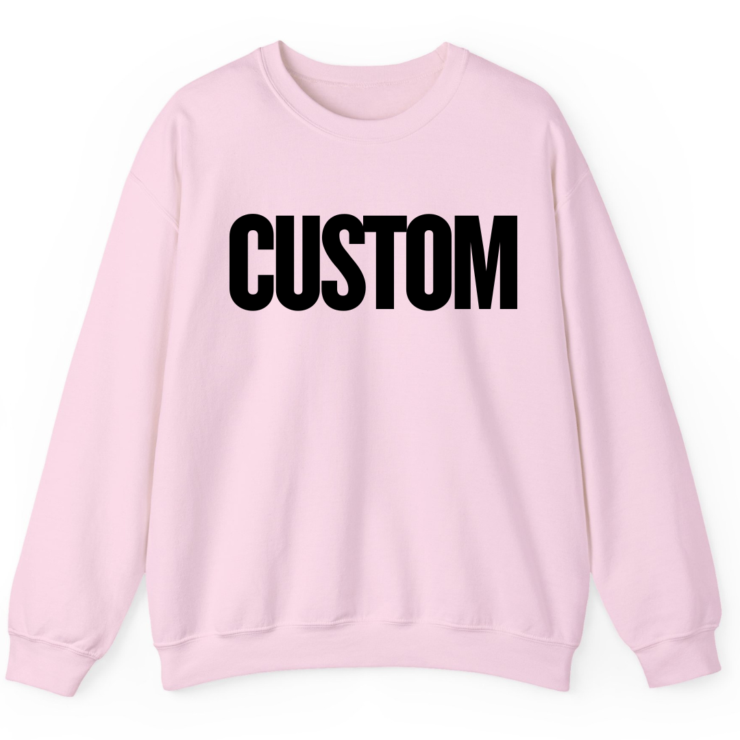 TheWorldOfMYes – wholesale Graphic sweatshirt – Unisex – Custom Printed Sweatshirt with Your Text or Logo8
