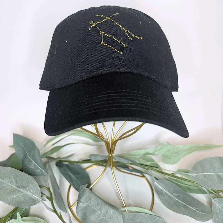 Gemini | Constellation | Embroidered Baseball Hat for wholesale by Thread & Ember
