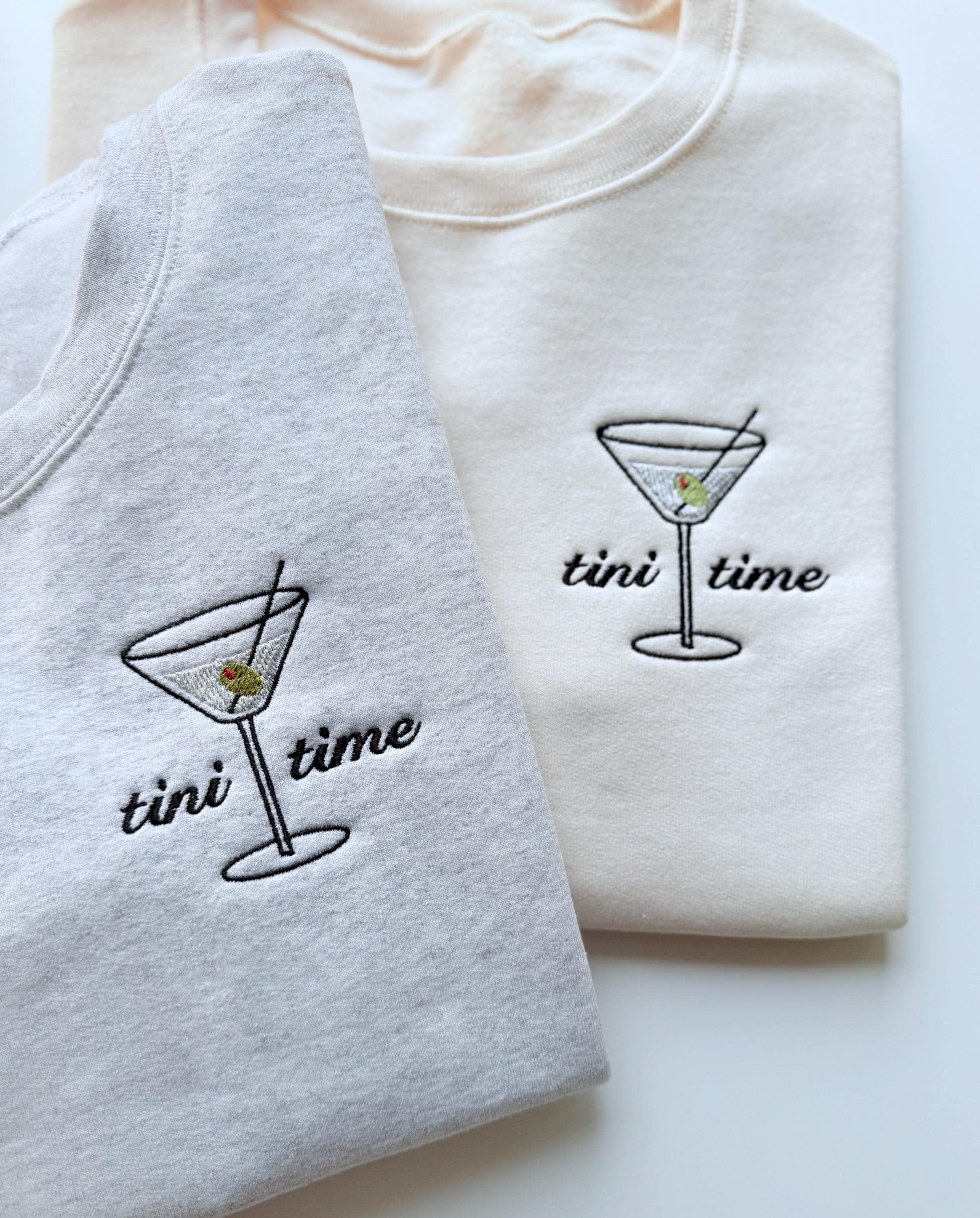 Up2ournecksinfabric - Wholesale Sweatshirt - Women's - Embroidered Dirty Martini Sweatshirt3