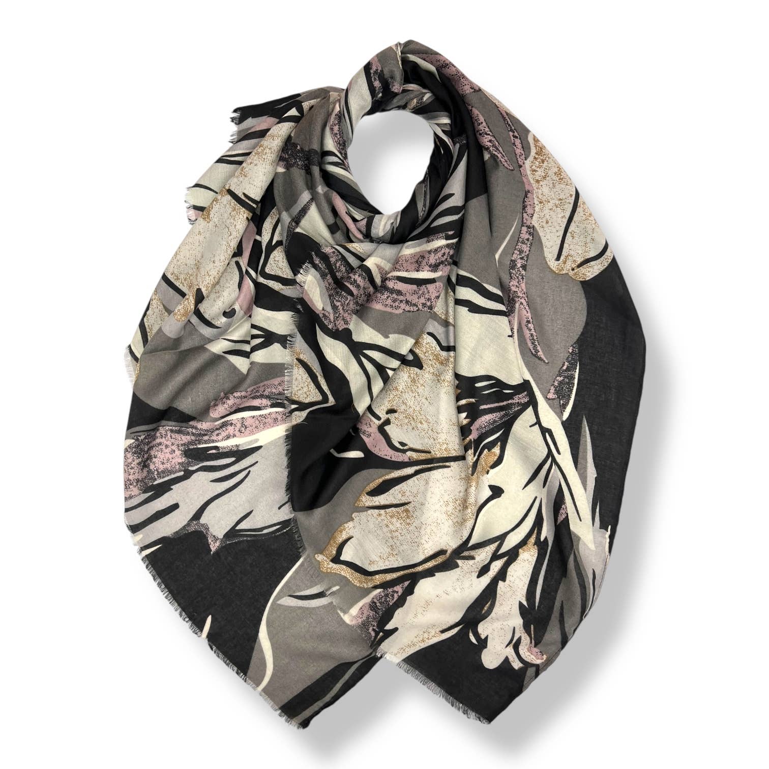 London Scarves – wholesale Scarf – Women's – Amazon lily scarf print0