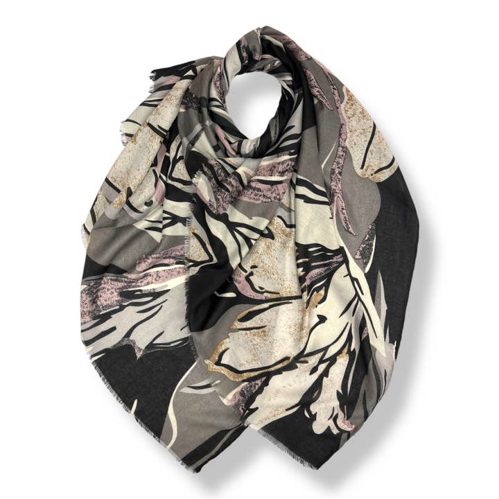London Scarves – wholesale Scarf – Women's – Amazon lily scarf print