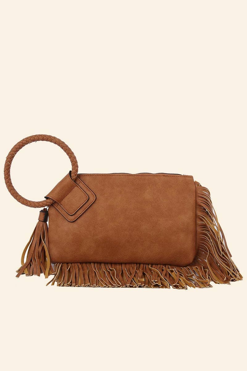 Anarchy Street - Wholesale Clutch Bag - Women's - Fringe Cuff Clutch Tassel Wristlet Clutch Bag6