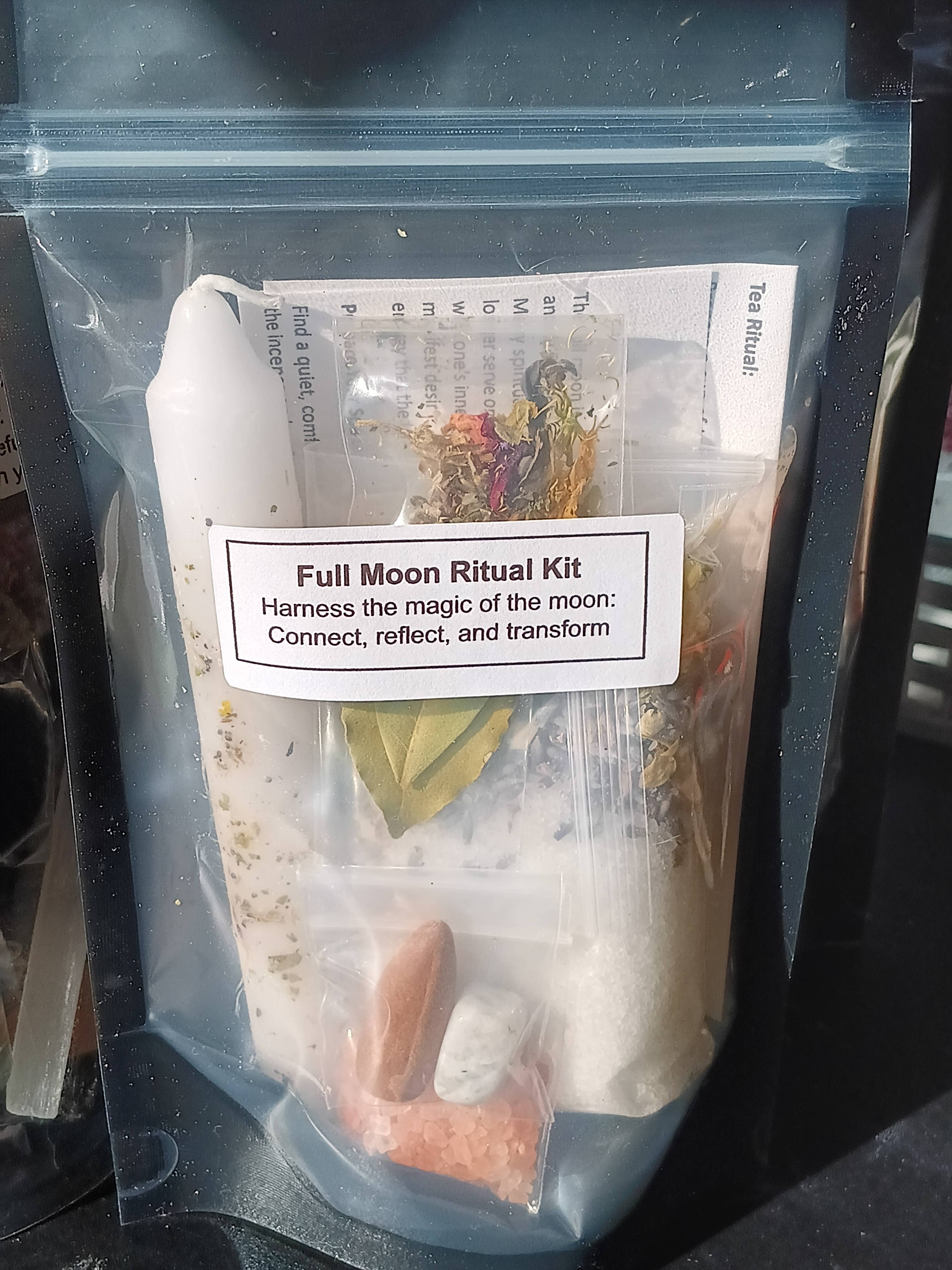 Elemental Earth Shop - Vente Accessoire de méditation - Kit rituel de pleine lune