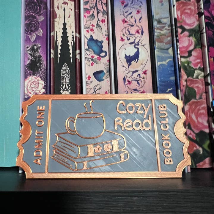 Readers Leisure - Wholesale Bookend - Ticket Stub Bookshelf Decor- 3D printed 10