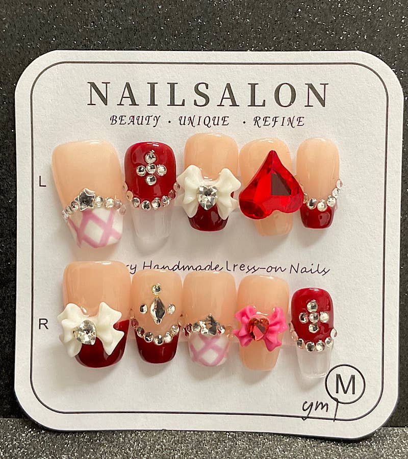 Kids Charm Online - Wholesale Press-On/Fake Nails - WOMEN PRESS ON ACRYLIC NAILS. (HANDMADE)0