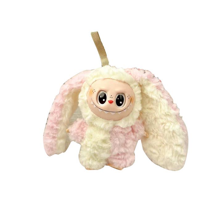 Auraquise - Wholesale Keychain - Kids - Lalabu Big Eared Vinyl Doll Keychain Sitting Plush Toy Soft Figure Charm for Bags and Keys2