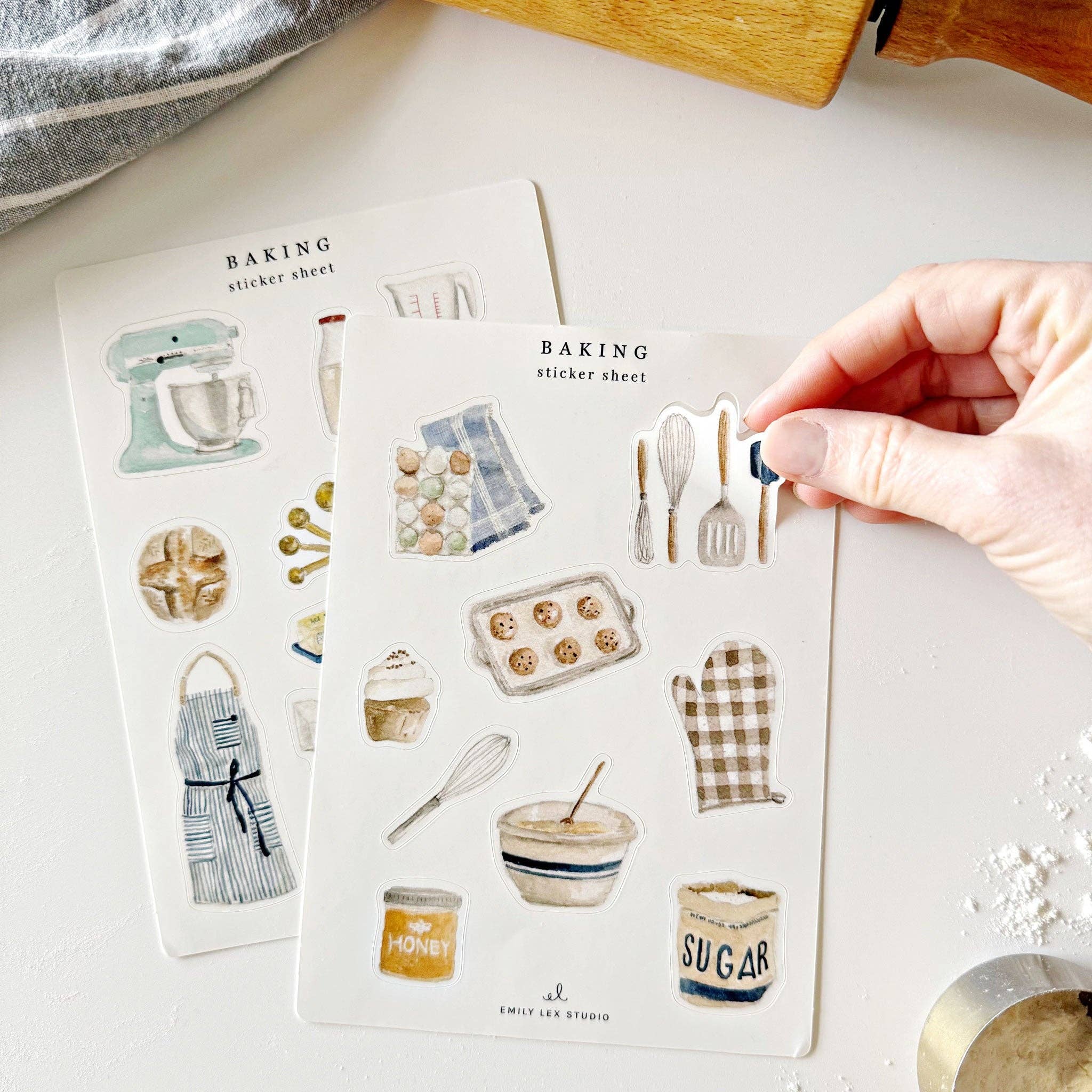 emily lex studio - Wholesale Sticker - baking sticker sheet3
