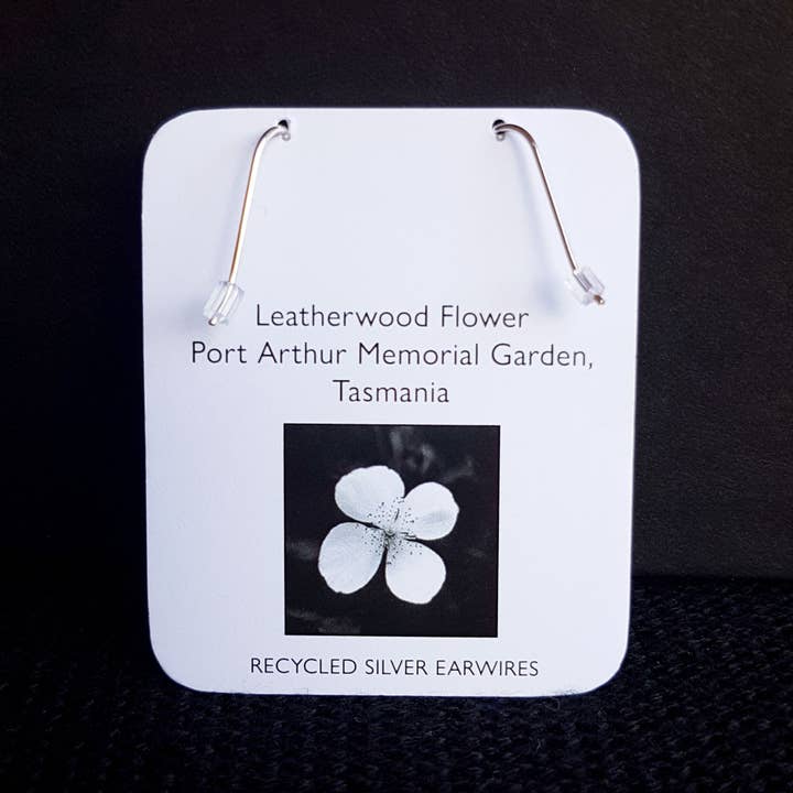 Myrtle & Me - Wholesale Dangle earrings - Leatherwood Flower - Drop Earrings2