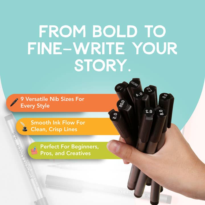 Incraftables - Wholesale DIY Craft Kit - Kids - Incraftables Calligraphy Brush Pens – Pack of 93