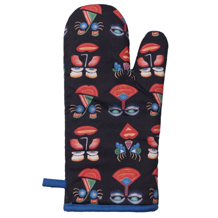 Sort handske for engroshandel hos Charlotte Müller design