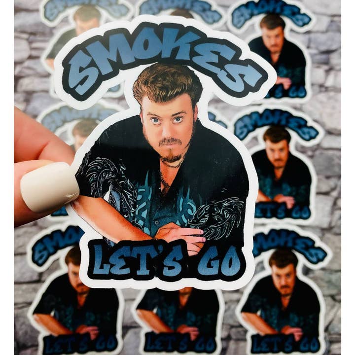 Otto's Grotto - Wholesale Sticker - Trailer Park Boys Ricky Sticker | Smokes Let's Go