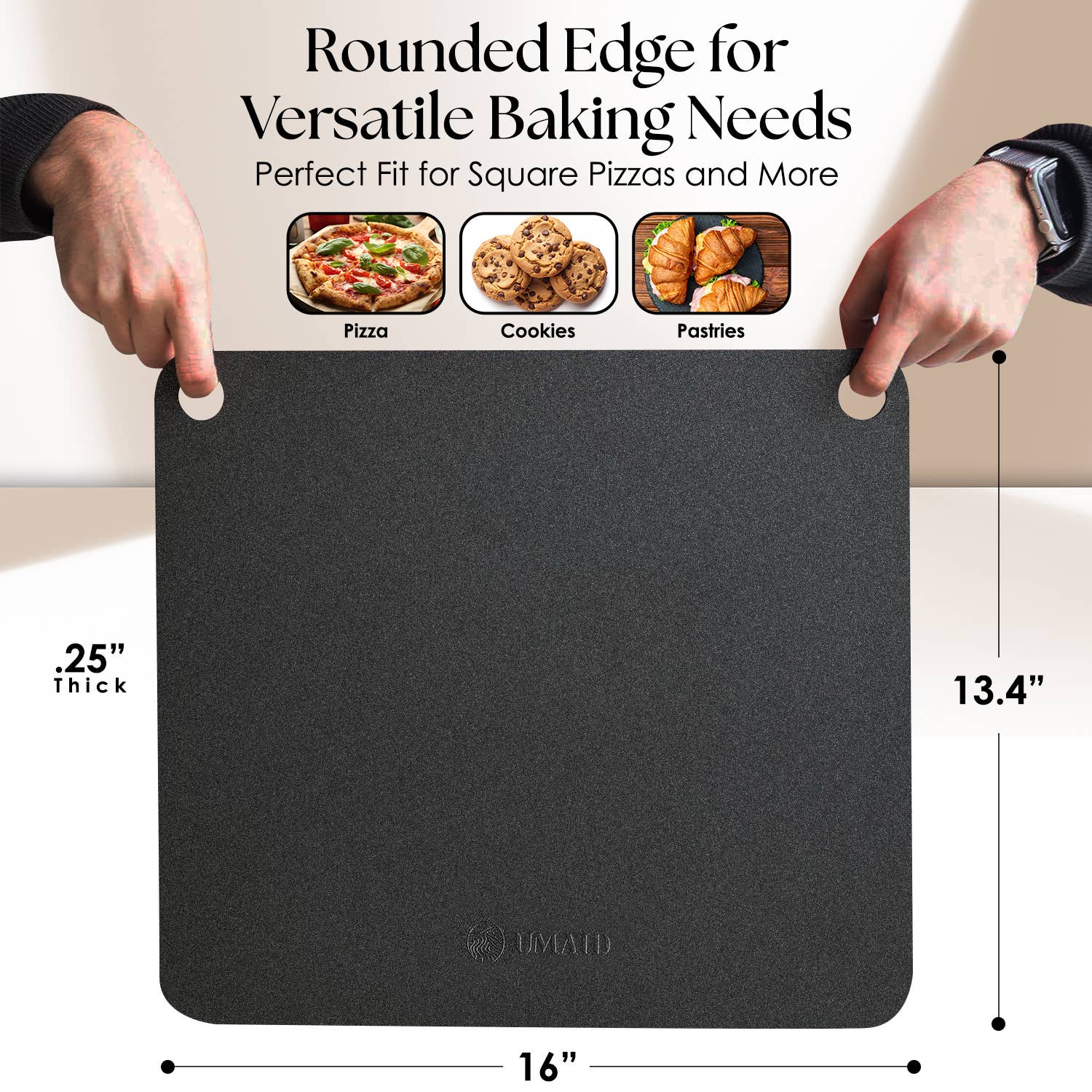 UMAID PRODUCTS - Wholesale Pizza Board - Pizza Steel for Oven & Grill 16" x 13.41