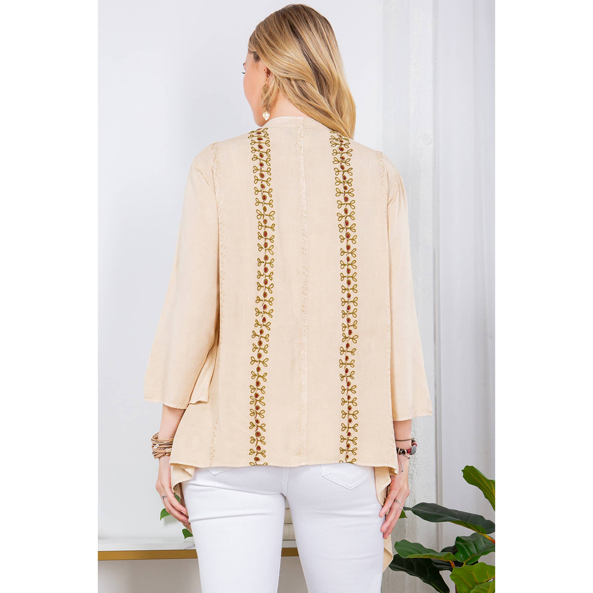 Young Threads - Wholesale Kimono - Women's - Bohemian Elegance: Stonewashed Rayon Kimono10