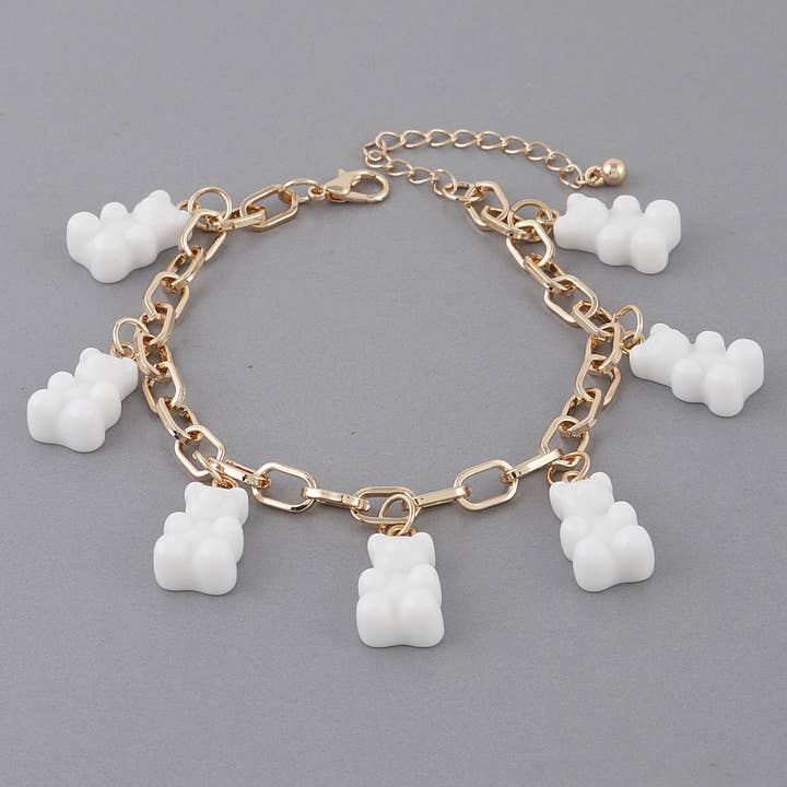 3AM BY H&D ACCESSORIES - Wholesale Charm/Dangle Bracelet - Gummy Bear Charm Bracelet