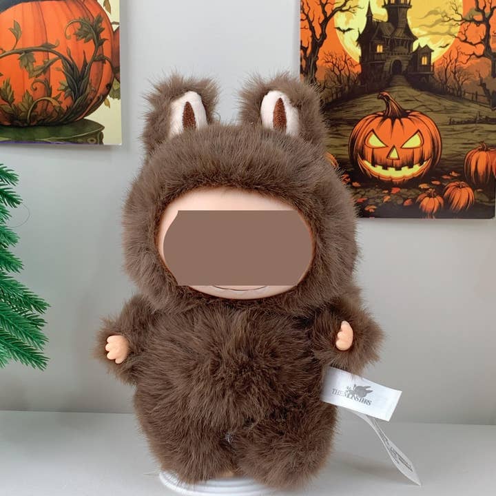 Lilyrosy(Duty free) – Großhandel Kuschel-/Plüschtier – Kind & Baby – Schwarzes Labu-inspiriertes Plüschtier – Spezielles Design für die Feiertage18