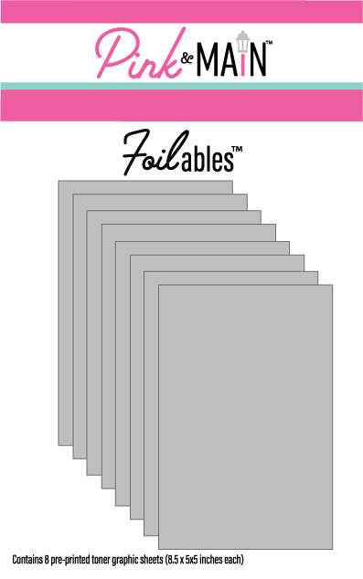 Pink and Main – wholesale Craft supplies – Silver Toner Sheets0