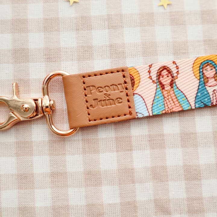 Peony&June Illustration - Wholesale Wristlet - Blessed Mother Wristlet3