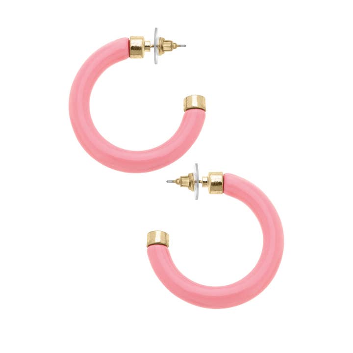 Canvas Style – Engroshandel Hoops – Hillary Resin Hule Øreringe