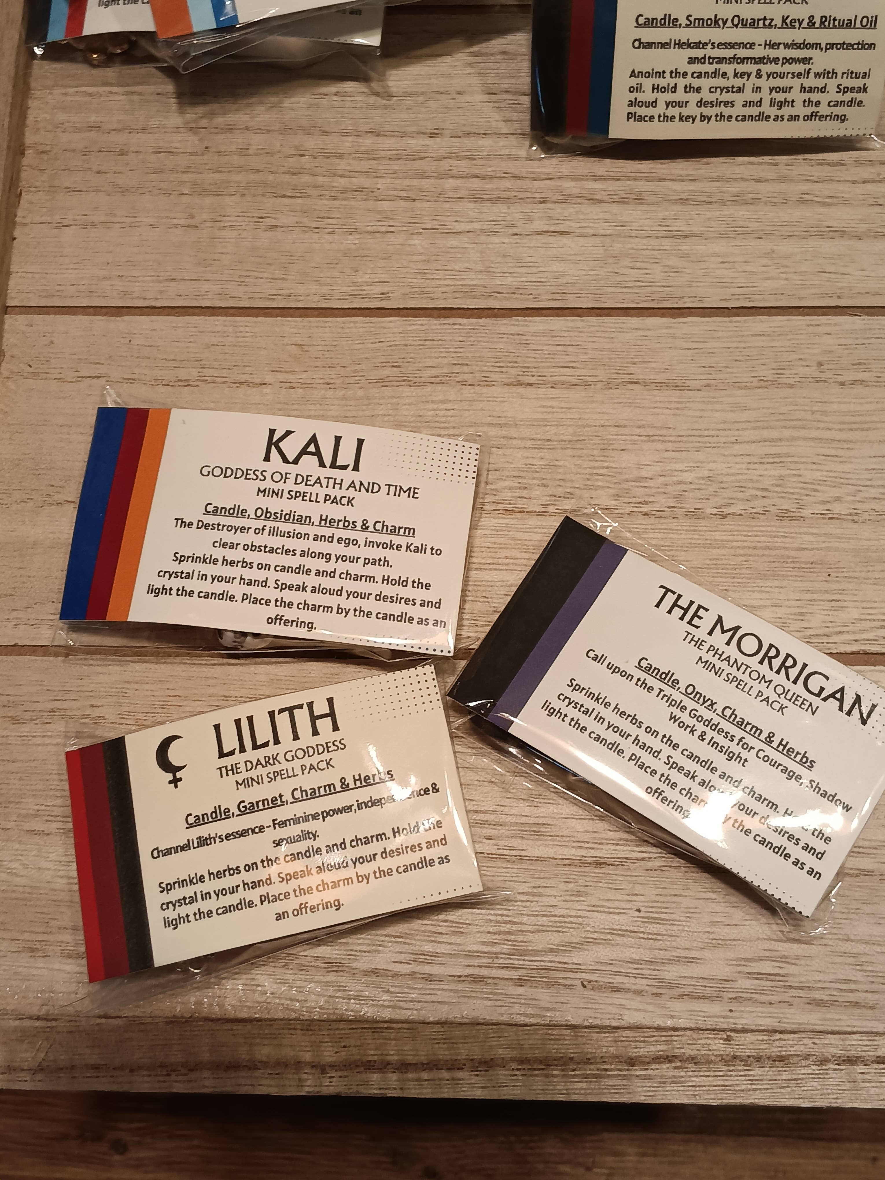 Elemental Earth Shop - Wholesale Meditation Supplies - Starter Bundle Goddess Mini Ritual Kits 2