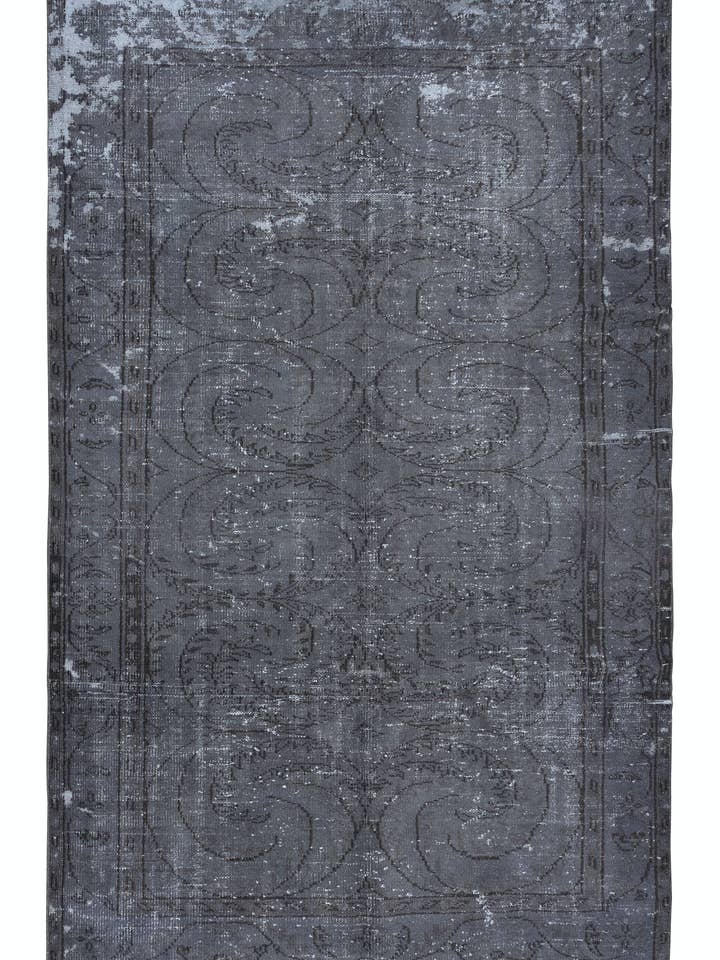 6.5x10 Ft Gray Distressed Handmade Low Pile Turkish Area Rug for wholesale by Rug Specialist LLC.