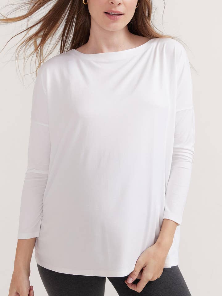 HATCH Collection - Wholesale T-Shirt - Women's - The Perfect Maternity Longsleeve Tee9