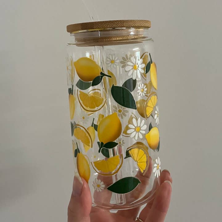 Amelia & Co - Wholesale Drinking Glass/Cup - Lemon Glass Can Cup, Libby Glass 5