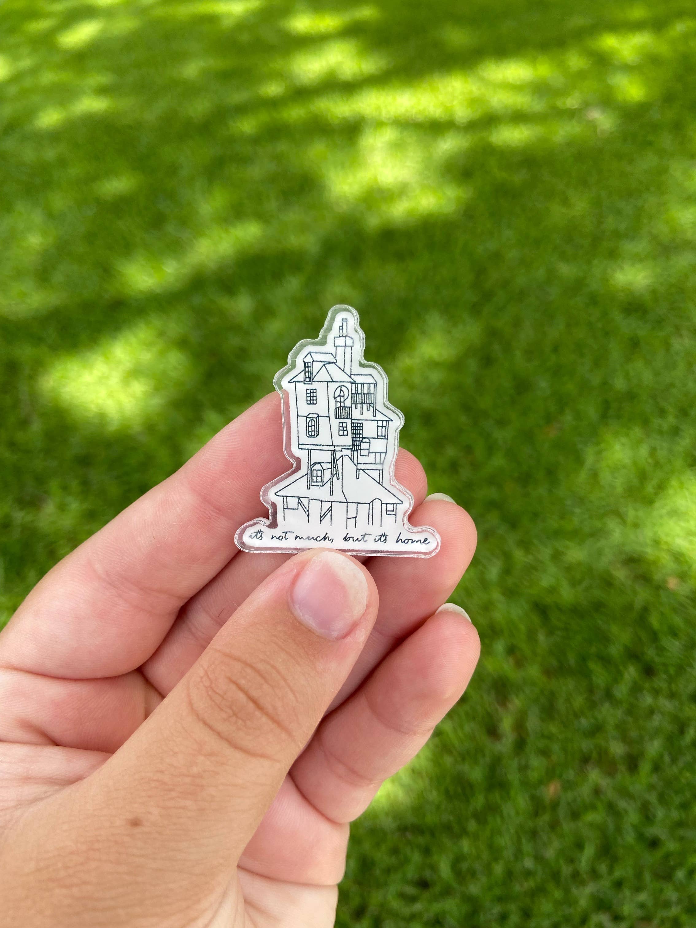 Simply Maddie Lee - Wholesale Lapel Pin/Button - It's Not Much But It's Home Pin1